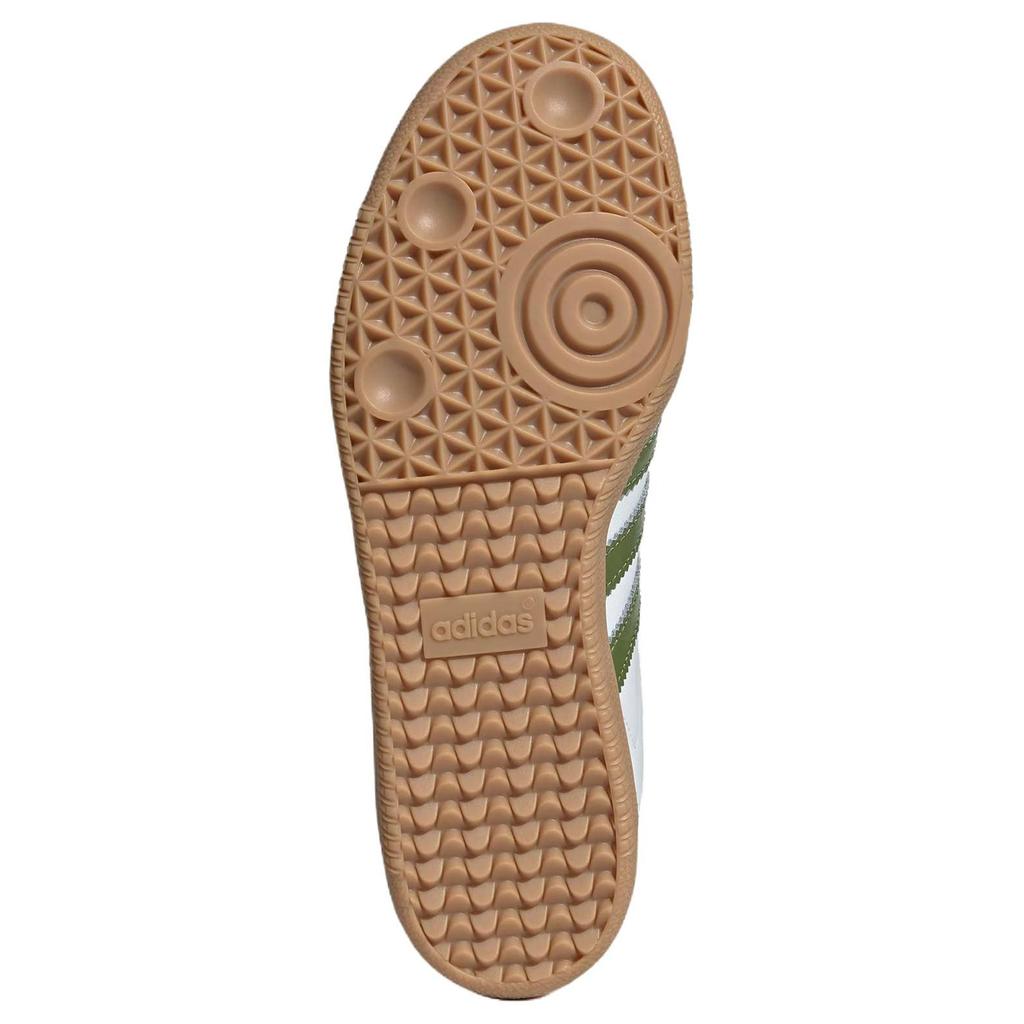 adidas Samba Womens OG 'White Tech Olive Gum' (women's sizes) Cloud White / Tech Olive / Gum German Army Trainers JS1352