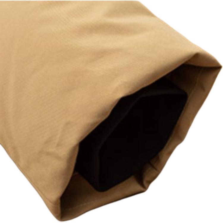 Anta Solid Color Letter Print Zip-Up Hooded Duck Down Jacket Men Outerwear Brown 152247903-2