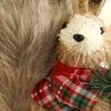 Handcrafted Hanging Squirrel Holiday Decoration Foam Christmas Ornament For Indoor Window Desktop Holiday Display