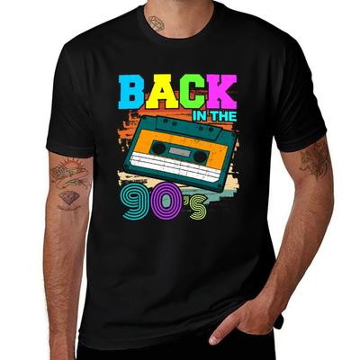 Back In the 90s Cassette Tape Retro 90s Vintage T-Shirt Funny T Shirts Dark Humor Funny T Shirts Man T-Shirt