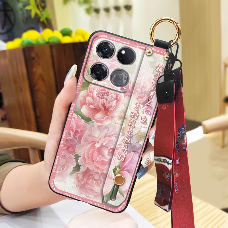 Weiche Hülle Staubdichte Handyhülle Für OnePlus/1+Ace 5G Racing Edition Rückseite Ring Handyhalter Silikon Schutz