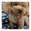 European and American Pet Jewelry, Pearl Candy Color Dog Collar, Cute Teddy Necklace Jewelry