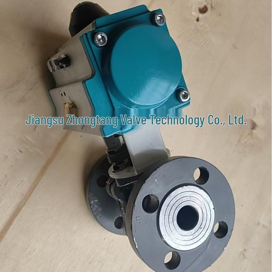 Q641H-16C High Temp Steam Heat Oil Pneumatic Ball Valve - Single Acting, Self-Resetting Shut-off, Flexible Switch.