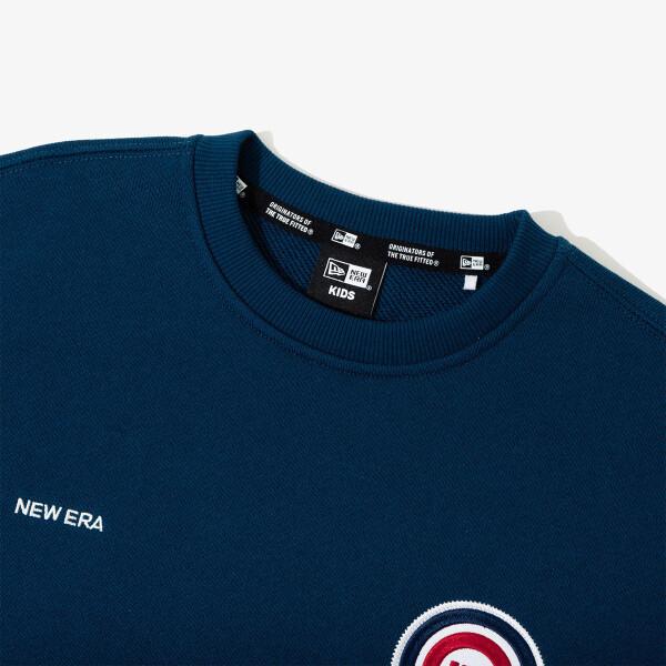 Sudadera New Era MLB Chicago Cubs con Logo del Equipo Azul Polvoriento