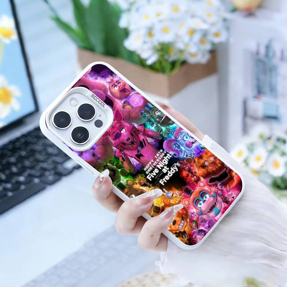 Five Nights at Freddy's  Phone Case For iPhone 16,15,14,13,12,17,Pro,MAX white Matte Shockproof Cover