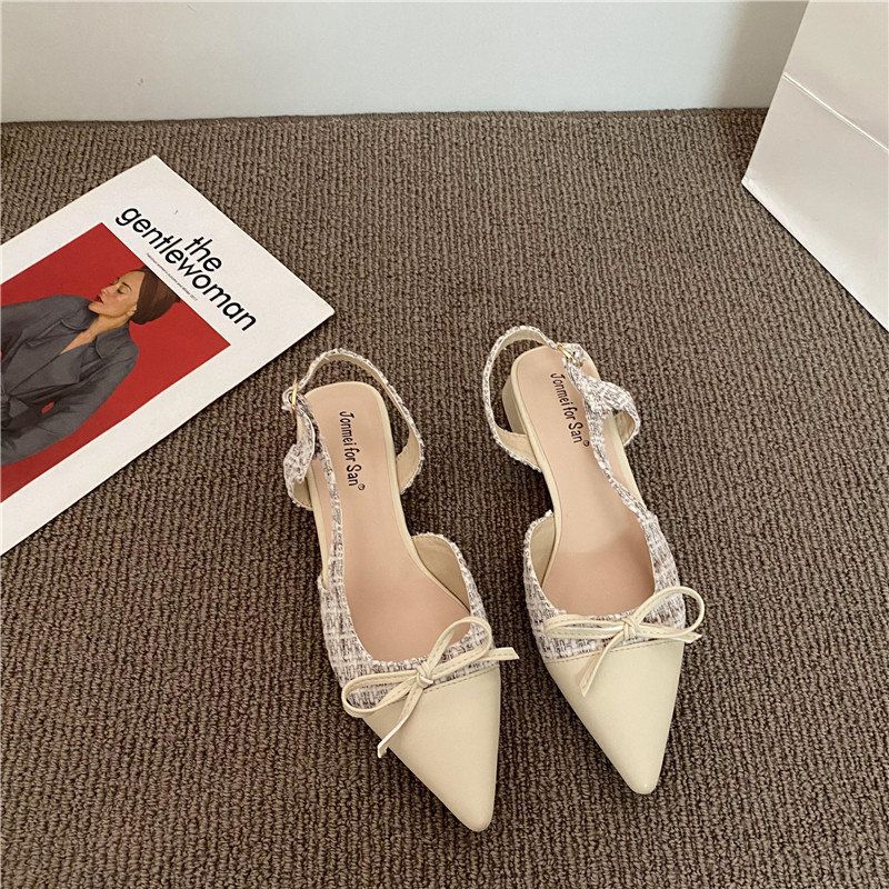 

Настоящий сяосянфэн! Темперамент самой старшей леди зажат ~ Французский темперамент Баотоу Фея Сандалии Туфли на маленьком каблуке 40