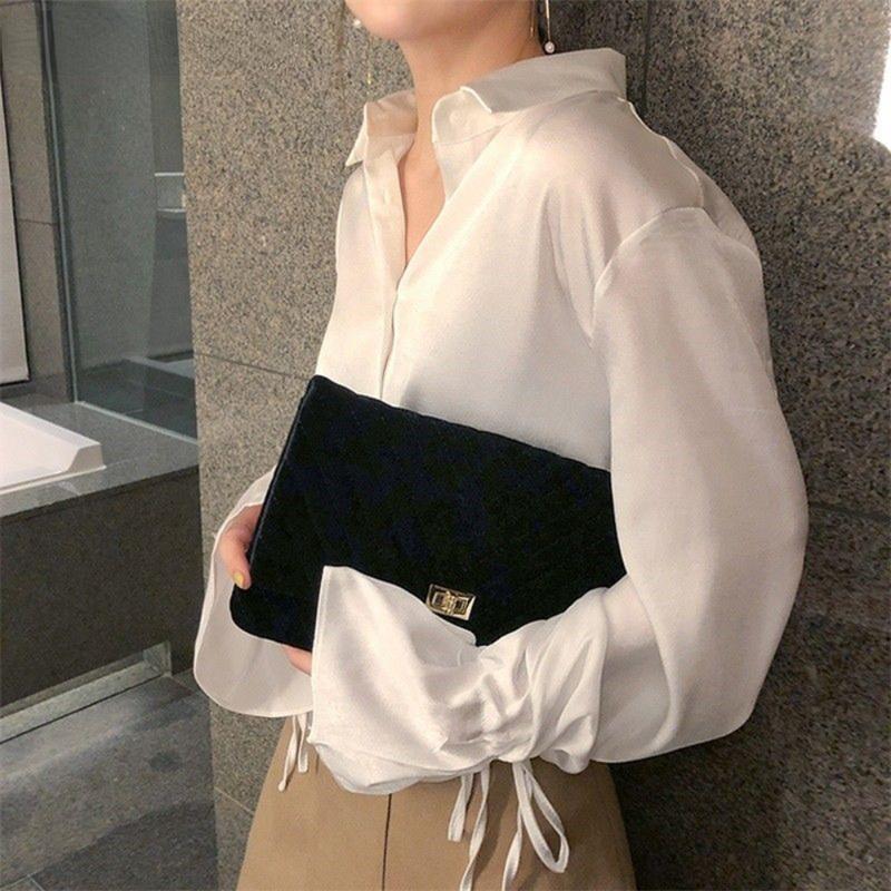 Elegant Women's Summer Blouses OL Office Casual Woman Tops Women White Shirt Blouse Chemise Femme Blusas Flare Long Sleeve