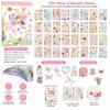 Self Adhesive Cartoon Sticker Book Art Paper Decorative Sticker Book  Journaling