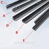 1Pcs Wiper Refill Rubber Strip For Nissan Tiida Teana Juke Note X-Trail T32 TEANA Altima Windshield Wipers