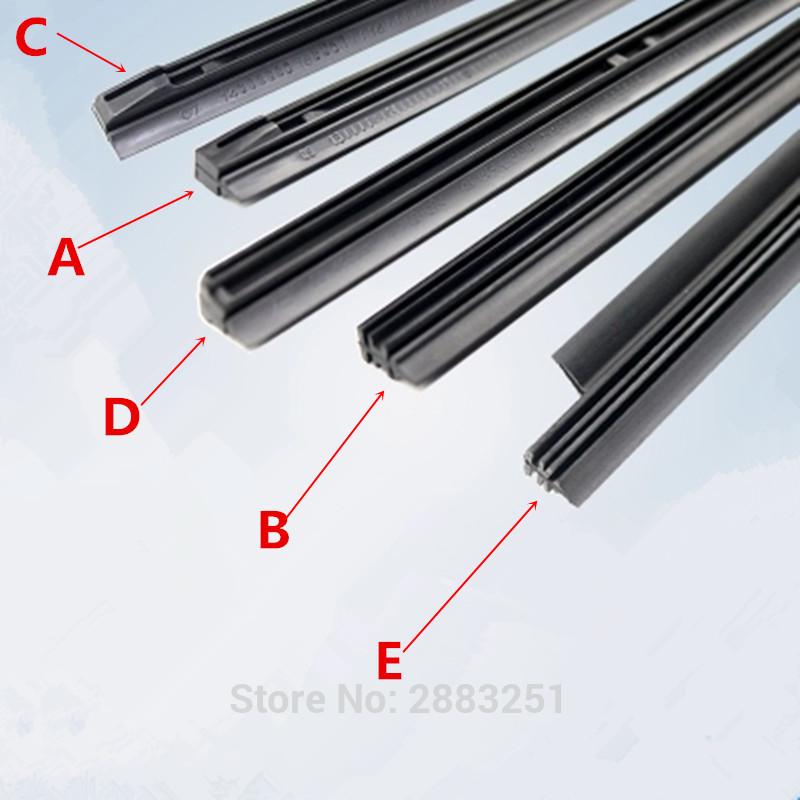 1Pcs Wiper Refill Rubber Strip For Nissan Tiida Teana Juke Note X-Trail T32 TEANA Altima Windshield Wipers