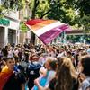 3 Styles 90*150cm (3*5ft) Lesbian Flag (without Flagpole) LGBTQ+ Pride Month Outdoor Garden Decoration