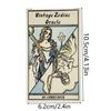 Vintage Zodiac Orakel Ein Kartendeck mit 48 Karten Klassisches Divinations-Meditations-Kartenspiel, Party-Spielkartenspiel Halloween- und Weihnachtsspiel