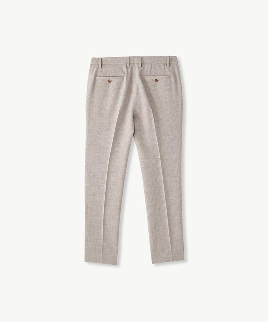 STCO Two-Tone Texture Lightweight Summer Slacks_Beige (Tapered Fit)_Sepvb05Tsd