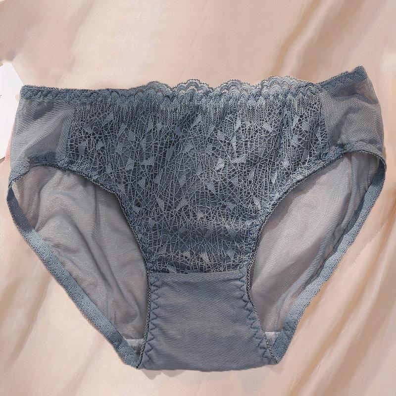 Twilight Clouds Double Breasts Anti-sagging No Steel Rim Lace Upper Support Adjustable Bra Set