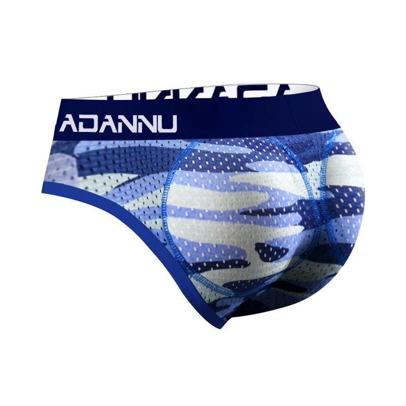 Herren Unterwäsche Mesh Dünne Po-Lifter Slips, Plus Hüftpolster Weiche Falsche Po-Hüften Atmungsaktive Slips, Herren Sportunterhosen Bequem