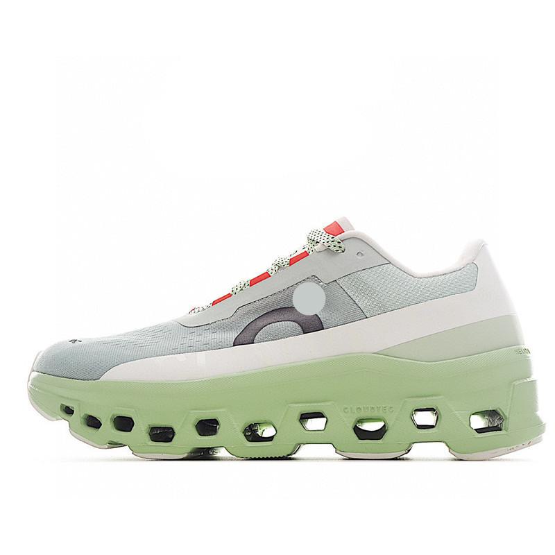 Nuevo ANG corriendo con zapatillas de correr de monstruo pequeño para aumentar la altura de jogging casual de malla transpirable antideslizante de verano