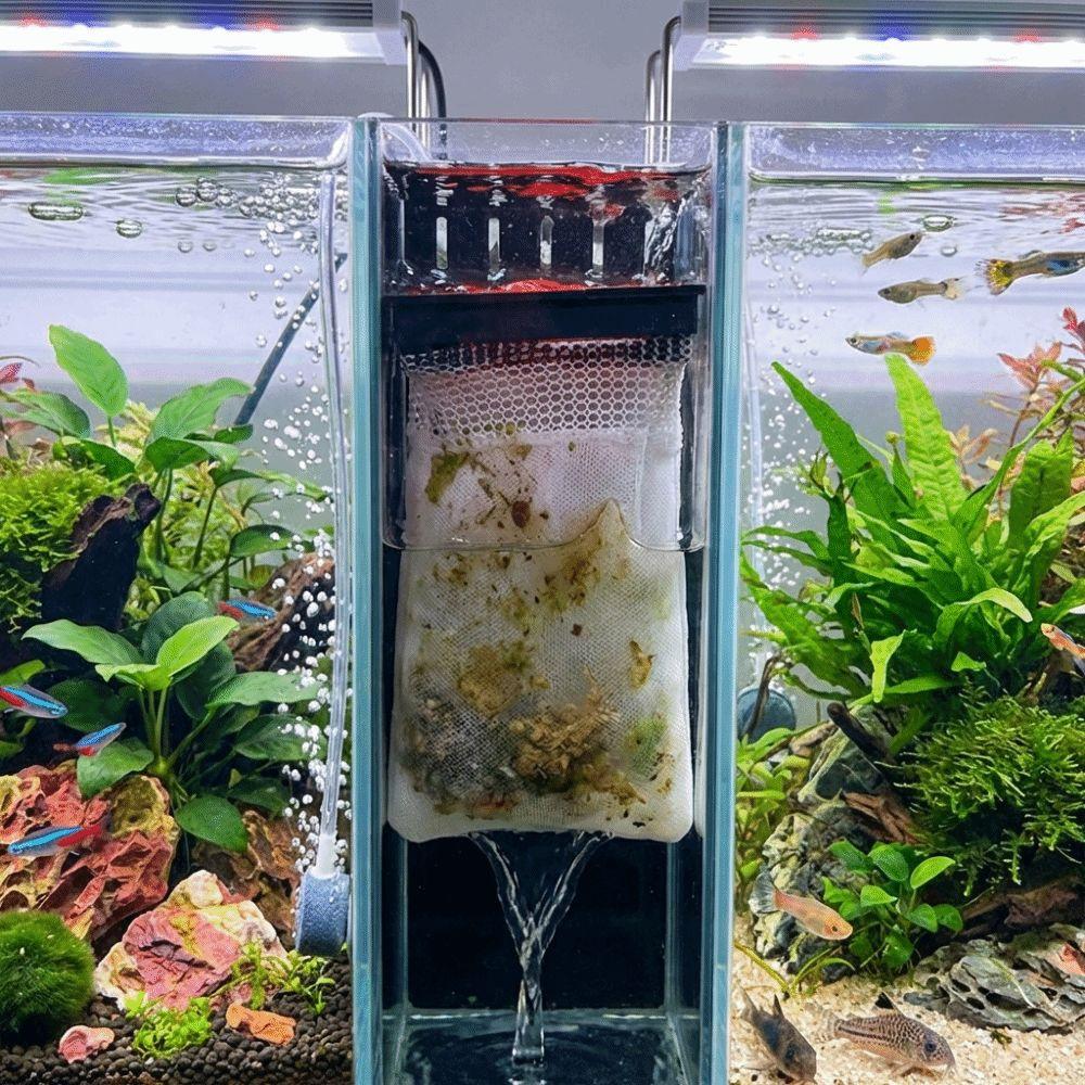 Efficient Filtration Aquarium Filter Bag Compact Water Pump Box  for Home Fish Tank