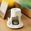 Elegant Ceramic Bunny Fragrance Diffuser for Home Office and Yoga Room Long Scent with Easy To Clean