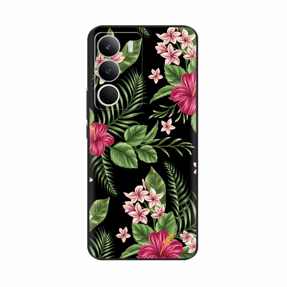 For Realmel C71 Case Cartoon Flower Painted Silicone Soft TPU Phone Cases For Oppo Realme C71 C 71 Case realmeC71 Cover Fundas