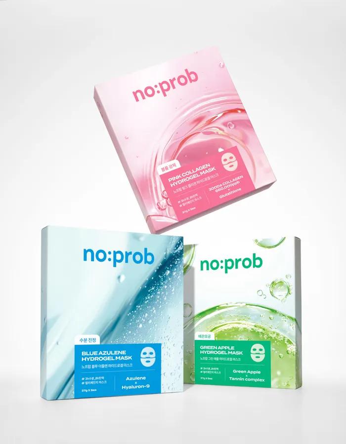 [30 Sheets] Hydrogel Mask 3 Types (Volume & Glow) Pink Collagen Mask 30 Sheets