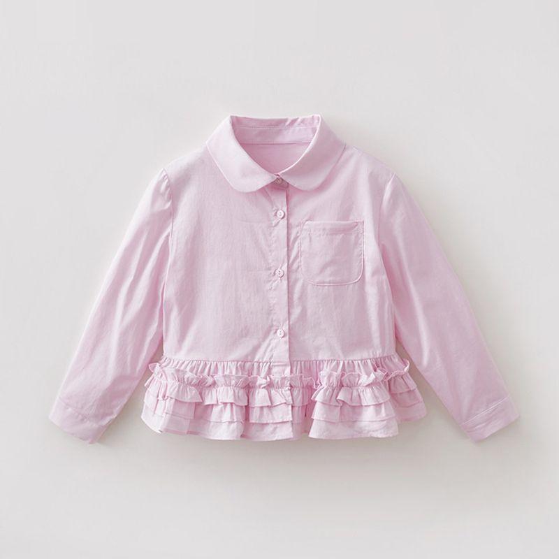 Mark Jenny Sweet Lace Girls Pure Cotton Shirt Children s Shirt Top 2026 Spring New Style 560168 Pink 130