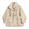 Lamb wool imitation fur coat women's 2 new cotton thickened imitation rabbit fur coat autumn and winter fashion