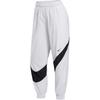 Sportswear Loose Mid-Rise Sun Protection Drawstring Knit Sports Pants Women Bottoms White Black HM8977-100