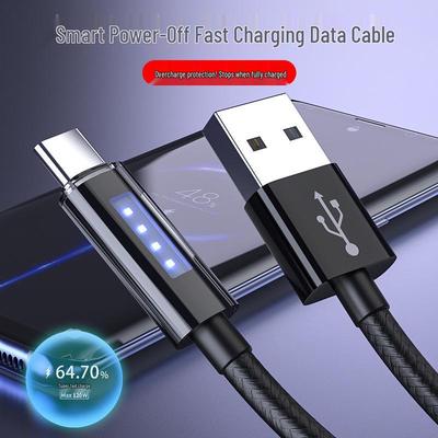 Auto Power-Off Marquee Display Cable for Huawei Type-C & Apple, 6A Fast Charging.