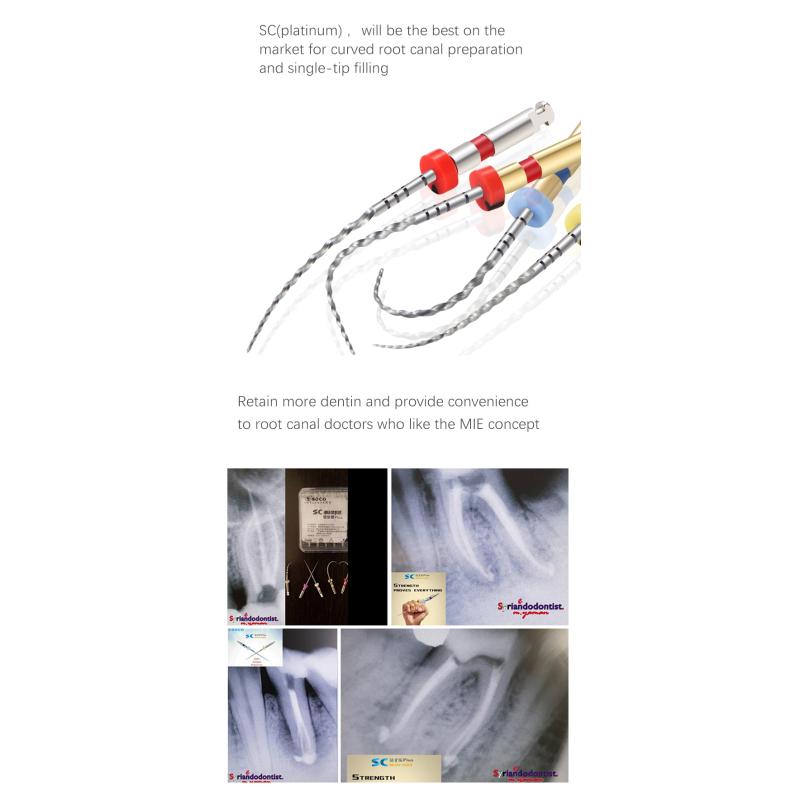 6Pcs/Box Activated Root Canal File Dentist Tools Root Canal File Endodontic Files Dental Rotary Files Dental Materials