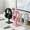 Universal Headset Holder Stand 1pc Soft Support E-sports Headphone Hanger for Desktop Earphone Sturdy Aluminum Alloy Base