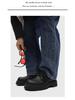 Men's Winter Derby Shoes - High-End British Style, Round-Toe Leather with Thick Sole, Japanese-Inspired Suit Shoes