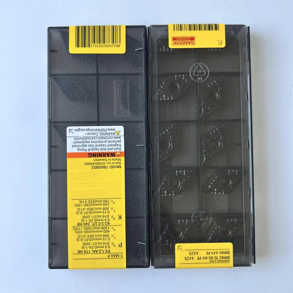 Original Sandvik / DNMG150604-PF 4425 CNC lathe carbide blade 10 PCS
