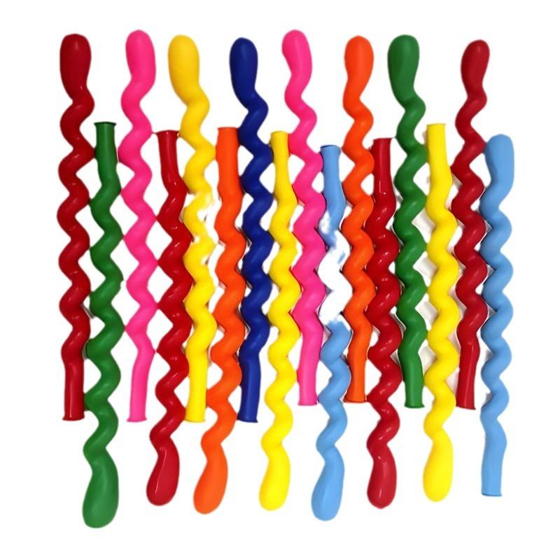 20/50Pcs Multicolor Spiral Long Balloon Unique Twist Spiraal Latex Balloon Wedding Happy Birthday Holiday Decorations Kids Toys