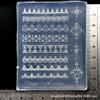 Clay Figurine Lace Silicone Mold for Nail Art and Resin Crafting