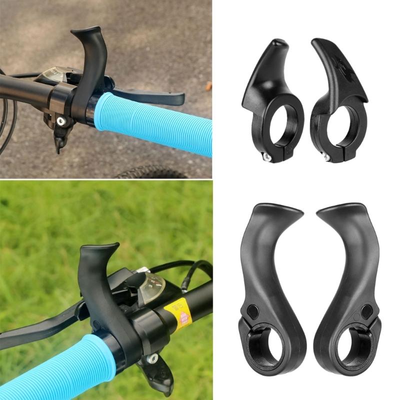 Mountain Bike Deputy Handle Replacement Horn Shape Adjustable Handlebar Thumb Grip Bicycles Extension Handlebar