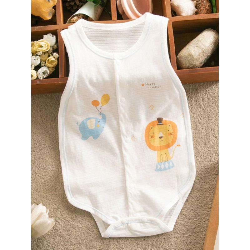 Newborn Cotton Pipa Summer Gauze Onesie