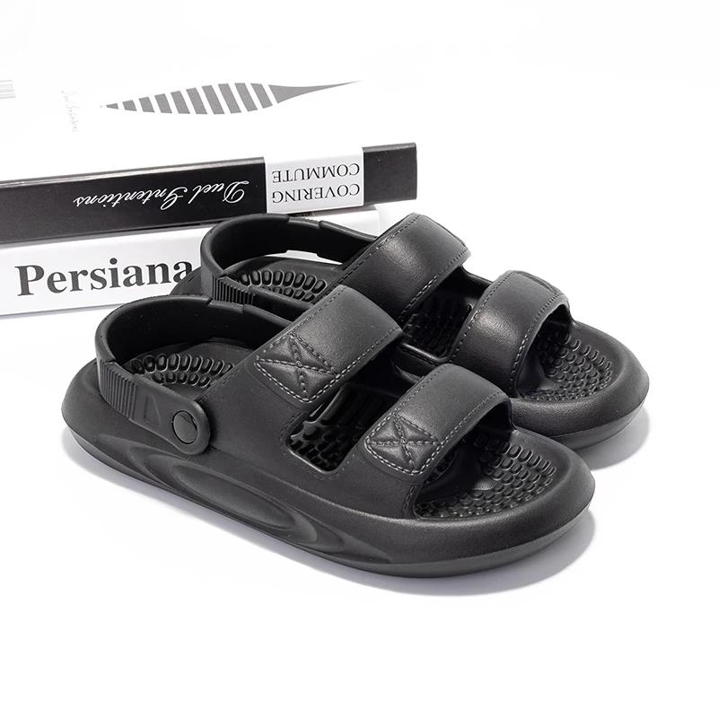 Outdoor Men Sandals Breath Lightweight Slippers Garden Shoes Clogs Couple Beach Casual Shoes Non Slip Bathroom Indoor Slippers