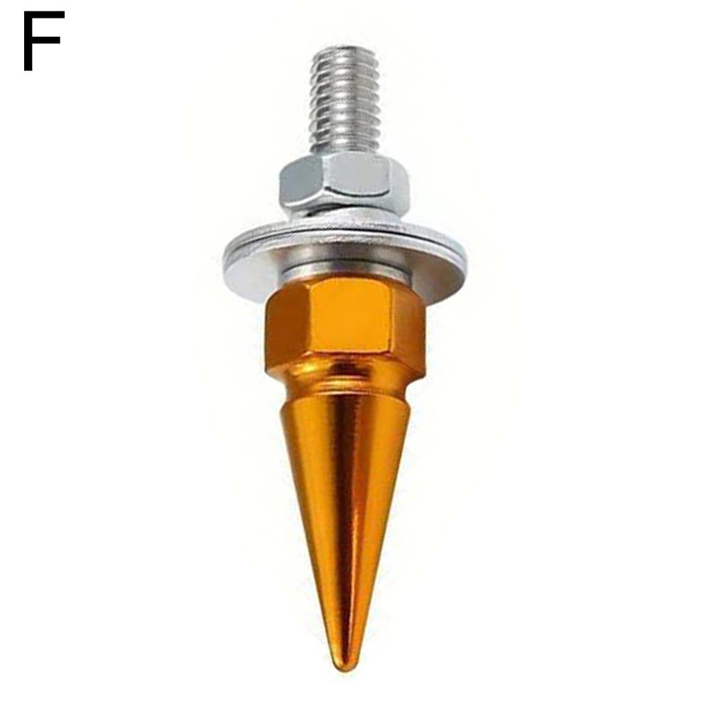 for M6 License Plate Mounting Screws Threaded Pointed Car Threaded Pointed Alloy Fasteners Aluminum Gasket Universal Styling