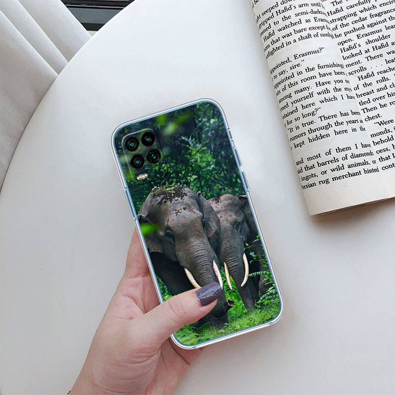 MH8 Animal Elephant Case for Motorola E7 G6 G7 G8 G9 Plus Power Play G10 G20 G04 E30 E40 E22 E20 E13 E15 G22 G23 G05 G75 G35 G55