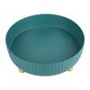 Rotatable Storage Tray Plastic Large Capacity Rotating Organizer Tray Desktop Rotatable Tray for