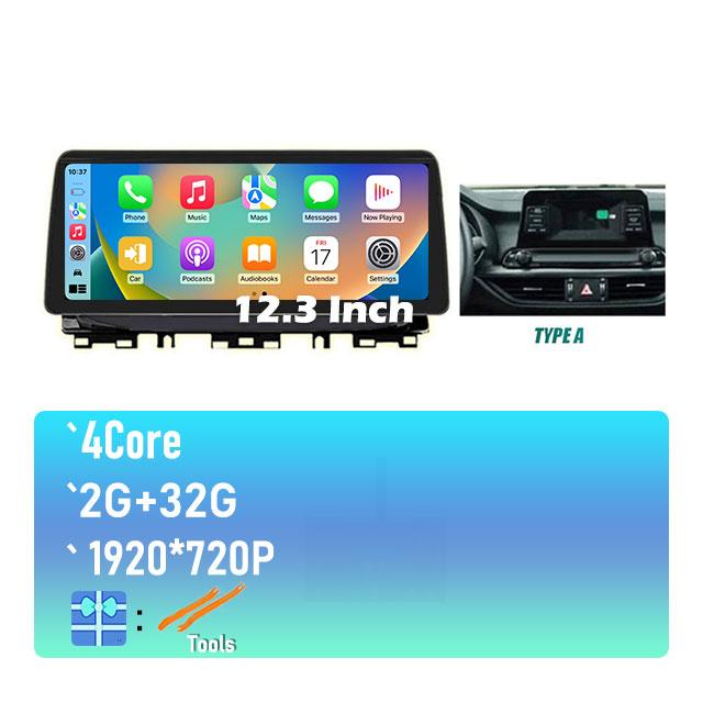12.3 Inch Android 14 DSP For Kia Cerato 4 Forte K3 2019 - 2022 Car Multimedia Player Stereo BT Carplay Wifi Android Unit