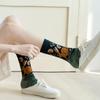 Colorful Cartoon Creative Fashion Vine Graffiti Novelty Men Women Socks Winter Warm Comfortable Cotton Sokken Dropship
