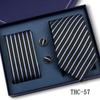 Men'S Business Tie Pocket Square Scarf Gift Box Set Formal Wedding Professional Shirt Trendy Tie Worker