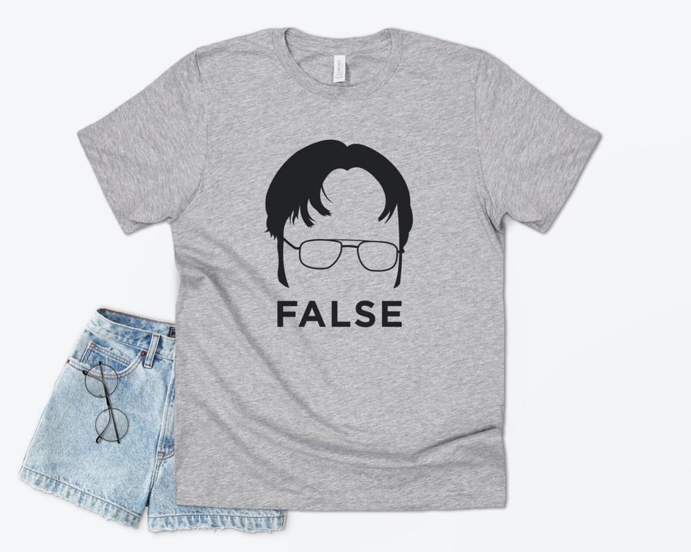 Dwight Schrute False T-shirt Tee Funny The US Office Beets Michael Scott USA