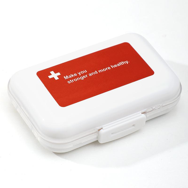 

Portable 7-Day Pill Organizer: Dustproof AM/PM Travel Case for Health Supplements