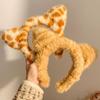 Fashion Washing Headband Cartoon Tiger Pattern Cat Ear Headband Leopard Spots Hairpin