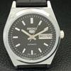 JAPAN VINTAGE SEIKO 5 AUTOMATIC REFURBISHED MENS BLACK DIAL WATCH a440658-4 Sk-a440658