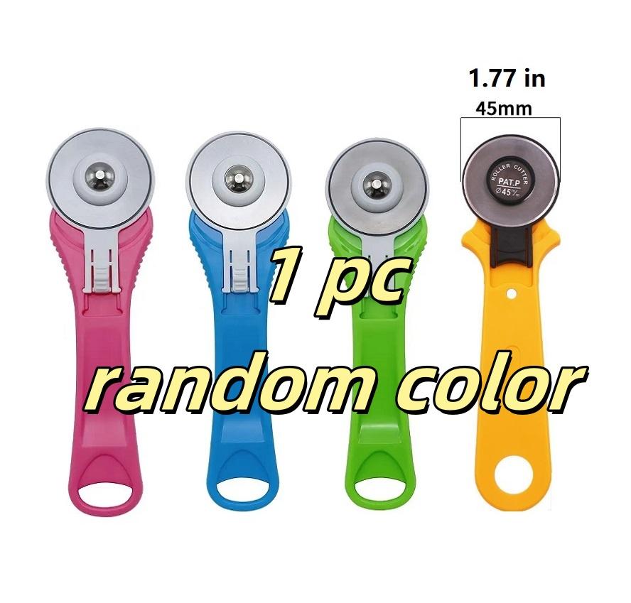 28mm /45mm Rotary Cutter Patchwork Roller Wheel Round Knife With Scale Leather Craft Fabrics Cloth Cutting Tailor Tools