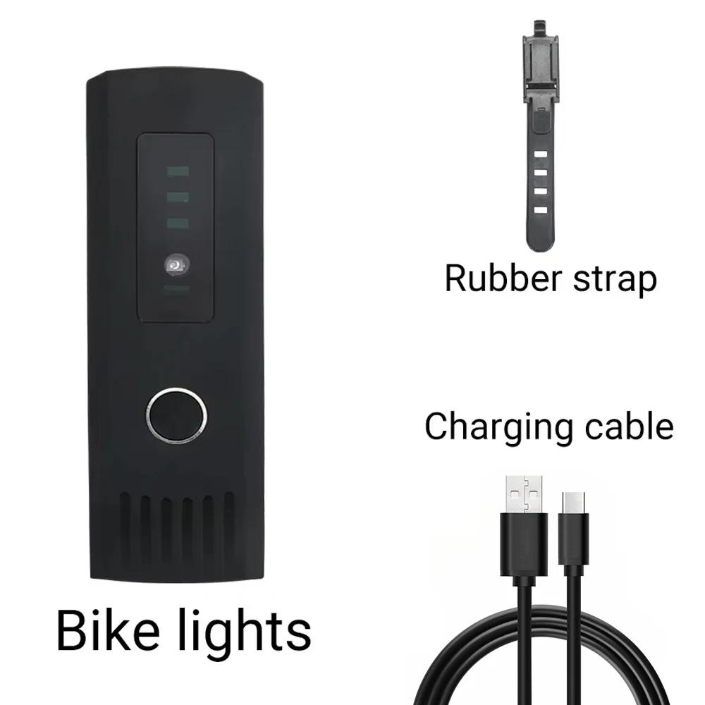 1000LM Bike Light 2 LED USB Rechargeable Bicycle Lights 6 Modes MTB Flashlight Bicycle Headlight for Cycling Bicycle Front Lamp