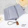 Nanjiao Automatic Vintage Wooden Handle Folding Umbrella